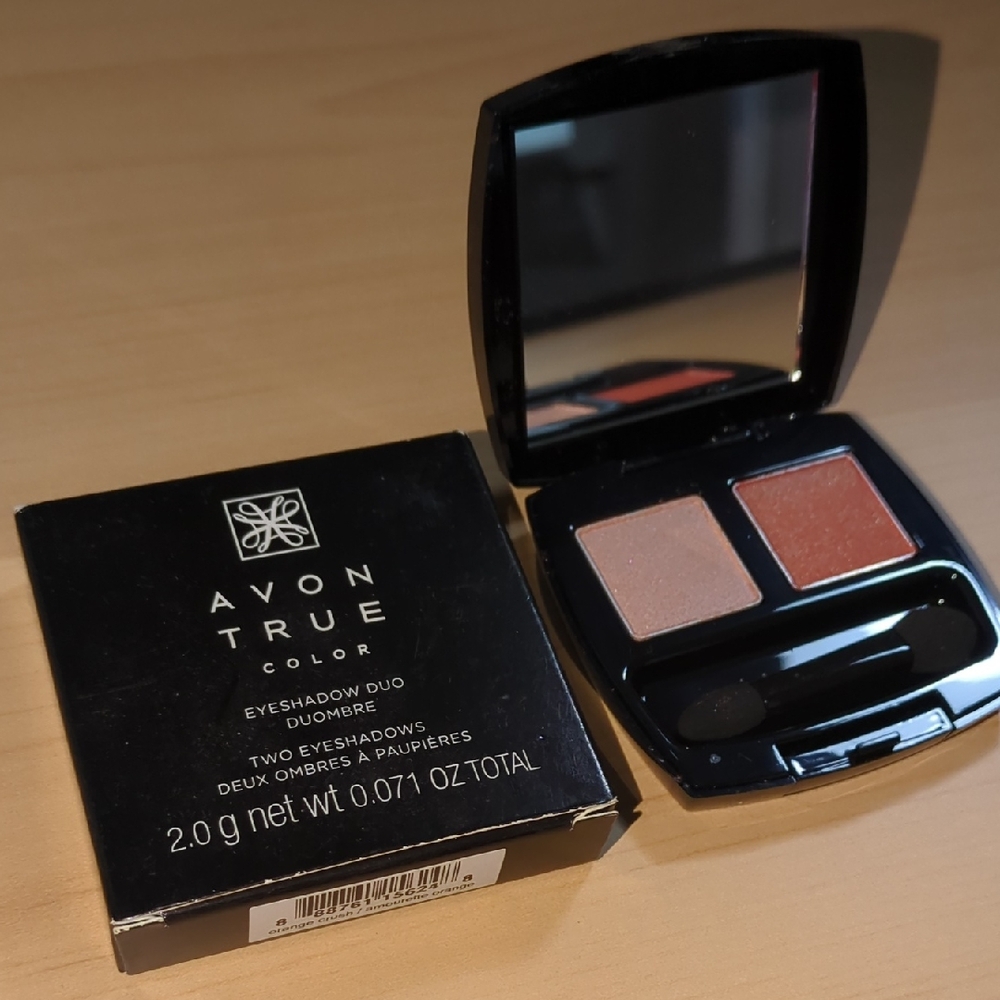 Avon True Color Eyeshadow Duo - Peach Glow and Copper Shine